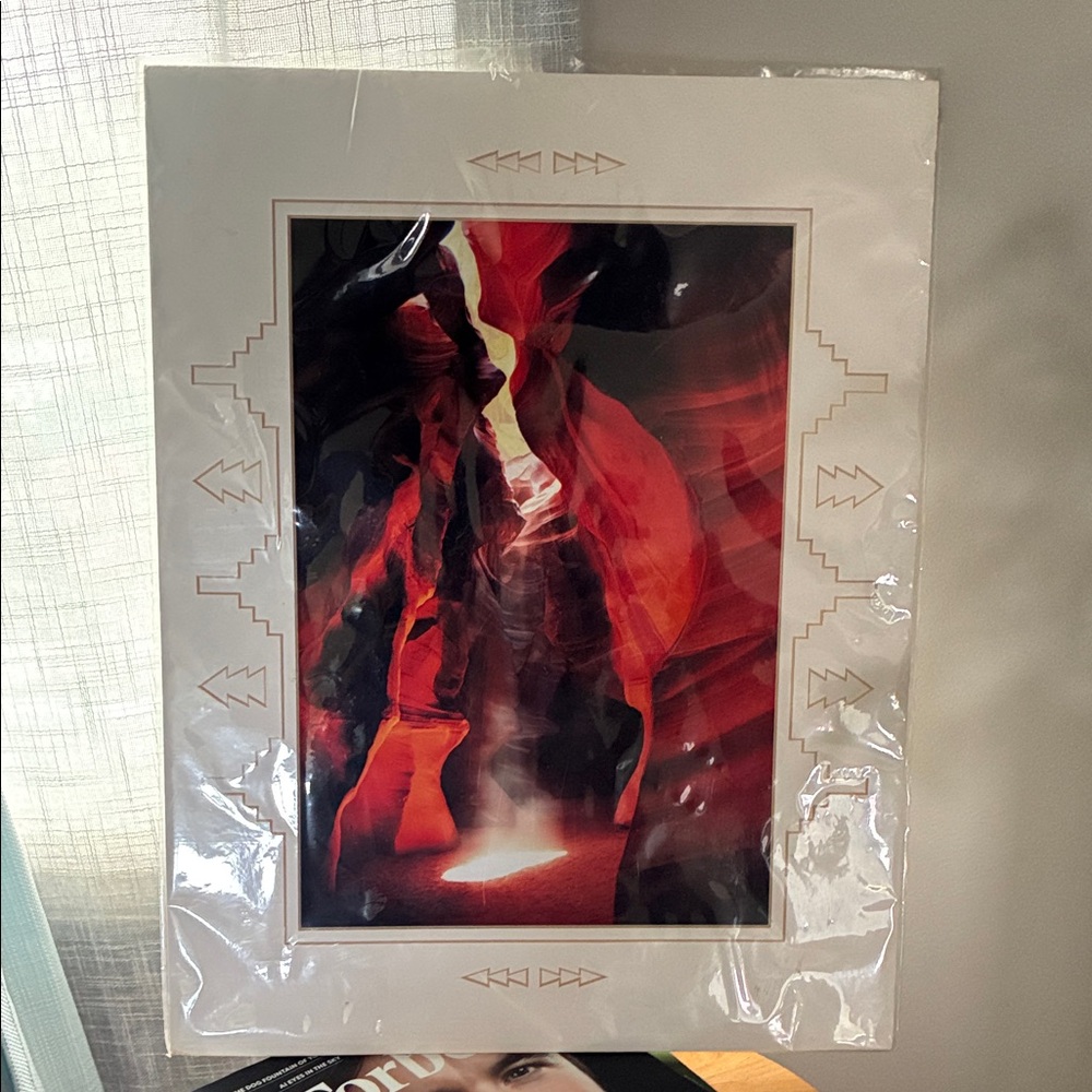 Antelope Canyon Art Print - 14” x 18” matted, 9” x 13” print